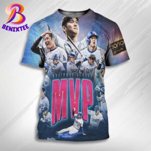 Shohei Ohtani From Los Angeles Dodgers Has Been Named National League Most Valuable Player For 2024 All Over Print Shirt