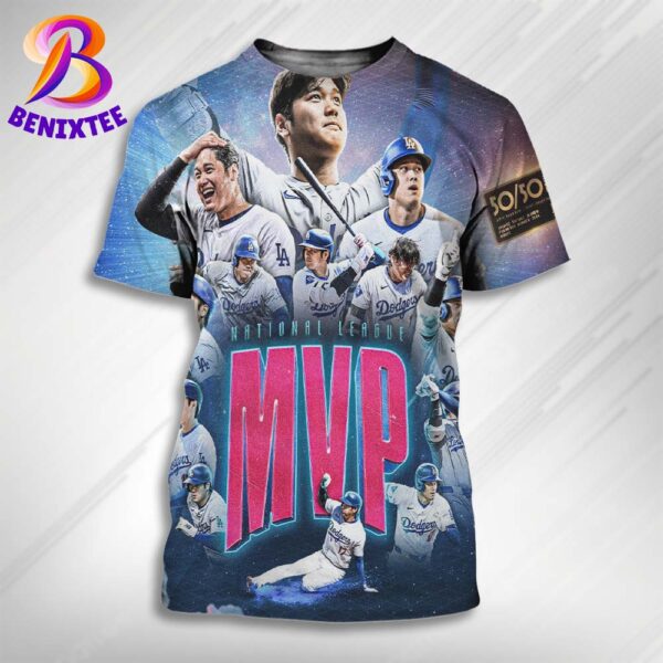 Shohei Ohtani From Los Angeles Dodgers Has Been Named National League Most Valuable Player For 2024 All Over Print Shirt