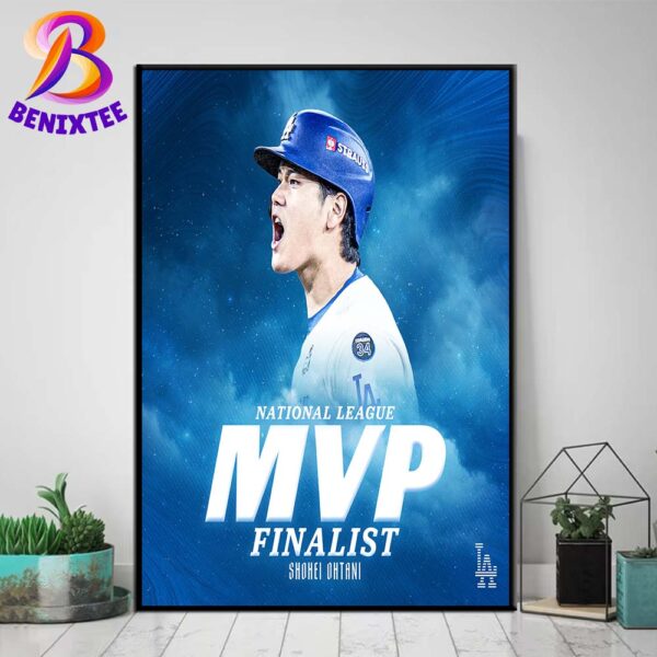 Shohei Ohtani Los Angeles Dodgers On Being Named A Finalist For The 2024 NL MVP Award Home Decor Poster Canvas