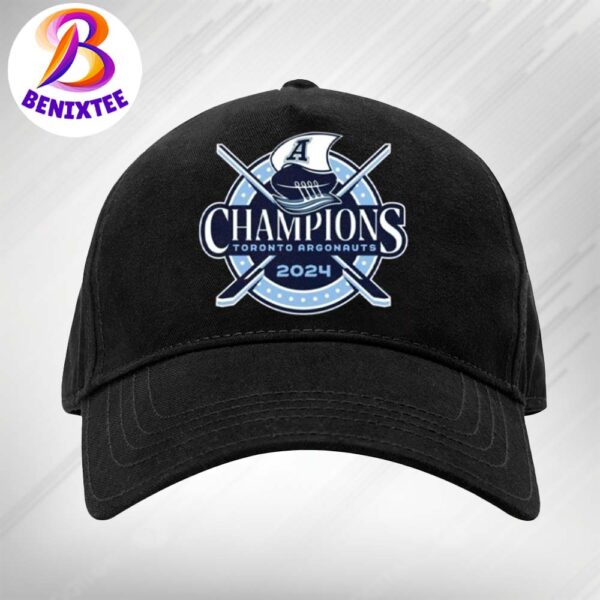 Toronto Argonauts 2024 Grey Cup Champions Official Logo Snapback Hat Classic Cap