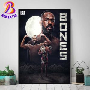 UFC 309 Jon Jones Beats Stipe Miocic By KO And Retain The UFC Heavyweight Title Poster Canvas