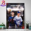 The Los Angeles Dodgers Team Photo 2024 World Series Champions Wall Decor Poster Canvas