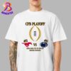 2024-2025 CFP First RD Tennessee Volunteers Football Vs Ohio State Buckeyes Football On December 21 2024 Unisex T-Shirt