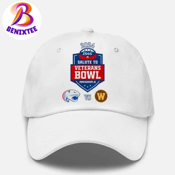 2024 IS4S Salute To Veterans Bowl South Alabama Jaguars Vs Western Michigan Broncos On December 14 2024 Classic Cap Snapback Hat