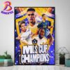 Los Angeles Galaxy Name To 2024 MLS Cup Champions With Record Sixth MLS Cup Champions Home Decor Poster Canvas