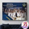 2024 MLS Eastern Conference Champions Is New York Red Bulls Home Decor Poster Canvas