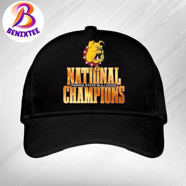 2024 NCAA Division II National Champions Are Ferris State Bulldogs Football Snapback Hat Classic Cap