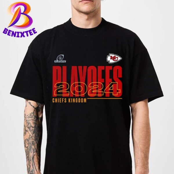 2024 NFL Playoffs Chiefs Kingdom Kansas City Chiefs Unisex T-Shirt