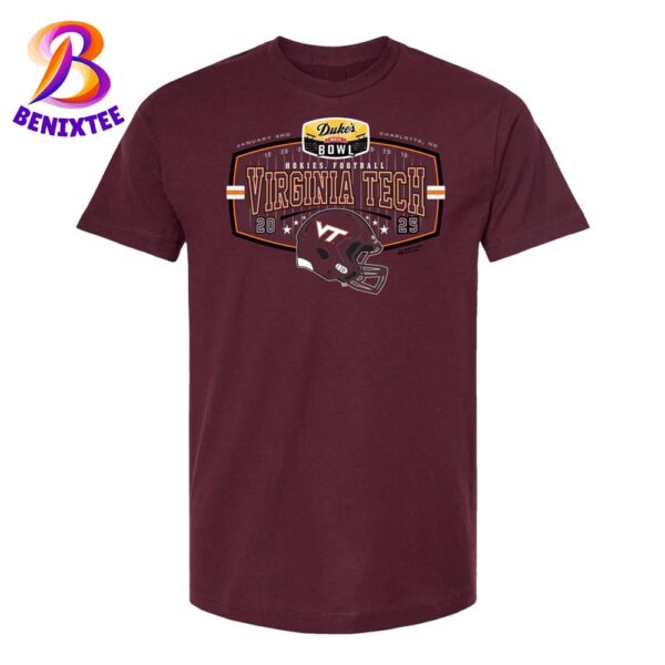 2025 Dukes Mayo Bowl Virginia Tech Hokies NCAA College Football Bowl Game On January 3rd 2025 Unisex T-Shirt