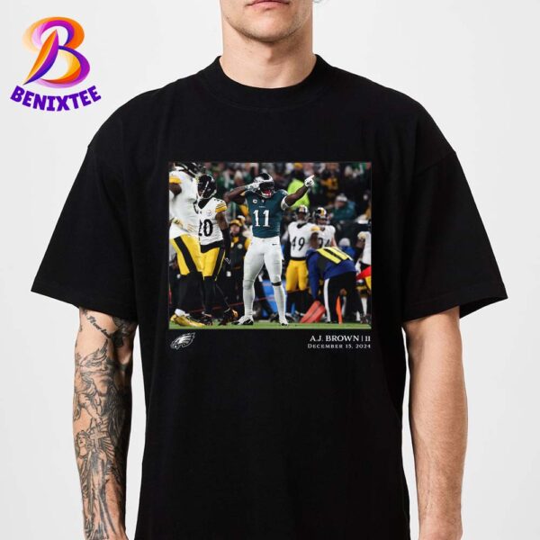 A J Brown Philadelphia Eagles Week 15 NFL Flash Features Unisex T-Shirt