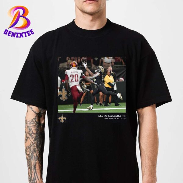 Alvin Kamara Team New Orleans Saints Week 15 NFL Flash Features Classic T-Shirt