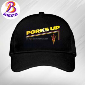 Arizona State Sun Devils Forks Up 2024-25 College Football Playoff Snapback Hat Classic Cap