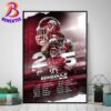 2024-25 Official Schedulist Matchup Bowl Season Home Decor Poster Canvas