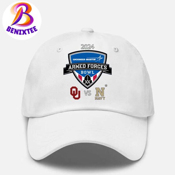 Armed Forces Bowl Matchup Oklahoma Sooners Football Vs Navy Midshipmen Football On December 27th 2024 Classic Cap Snapback Hat