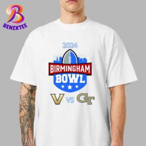 Birmingham Bowl Georgia Tech Yellow Jackets Football Vs Vanderbilt Commodores Football Matchup On December 27th 2024 Vintage T-Shirt