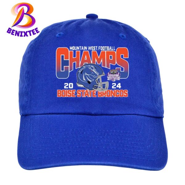 Boise State Broncos 2024 Mountain West Conference Football Champions Classic Cap Snapback Hat