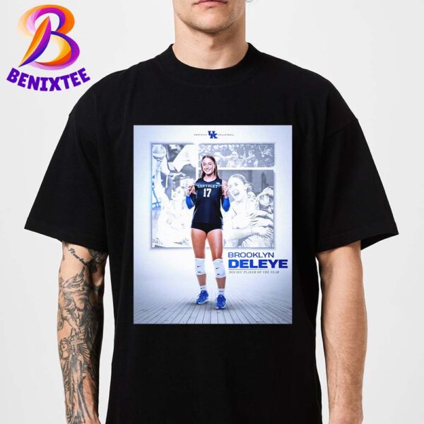 Brooklyn DeLeye Team Kentucky Volleyball 2024 SEC Player Of The Year Unisex T-Shirt