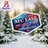 Buffalo Bills 2024 AFC East Division Champions Conquer Christmas Holiday Decorations Ornament