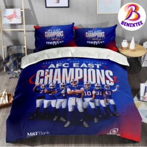 Buffalo Bills Are AFC East Division Champions 2024 For The Fifth Straight Time NFL Playoffs Bedding Set