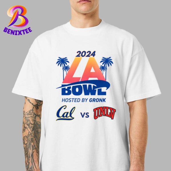 California Golden Bears Vs UNLV Rebels 2024 Art of Sport LA Bowl Matchup On December 18 2024 In Inglewood California Unisex T-Shirt