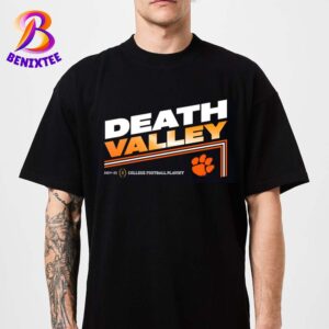 Clemson Tigers Death Valley 2024-25 College Football Playoff Unisex T-Shirt