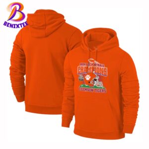 Clemson Tigers Helmet 2024-25 ACC Football Conference Champions Hoodie T-Shirt