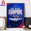 Buffalo Bills NFL 2024 Postgame Snow Angels For Josh And Coach McDermott Home Decor Poster Canvas