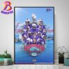 James Madison Dukes Football Beats Western Kentucky 27-17 Victory 2024 Boca Raton Bowl Poster Canvas