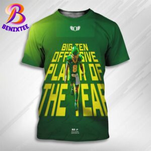 Dillon Gabriel Has Been Named The 2024 Big Ten Football Offensive Player Of The Year All Over Print Shirt