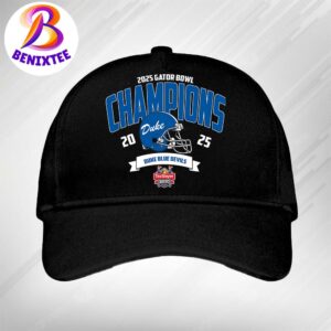 Duke Blue Devils Football Champions 2025 TaxSlayer Gator Bowl NCAA College Football Snapback Hat Classic Cap