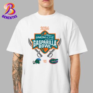 Florida Gators Vs Tulane Green Wave 2024 Union Home Mortgage Gasparilla Bowl Matchup On December 20 2024 In Florida T-Shirt