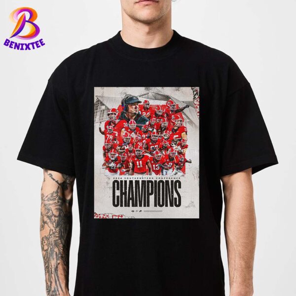 Georgia Bulldogs Football King Of The 2024 SEC Football Conference Champions Classic T-Shirt