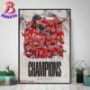 Ohio Bobcats Named To 2024 Mid-American Conference Champions Home Decor Poster Canvas