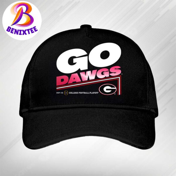 Georgia Bulldogs Go Dawgs 2024-25 College Football Playoff Snapback Hat Classic Cap