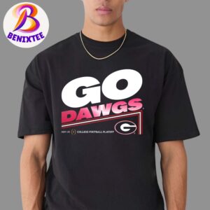 Georgia Bulldogs Go Dawgs 2024-25 College Football Playoff Vintage T-Shirt