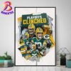 The Green Bay Packers Are Headed To The Clinched NFL Playoffs 2024 Home Decor Poster Canvas