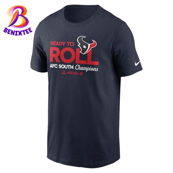 Houston Texans x Nike Ready To Roll 2024 AFC South Division Champions Locker Room Trophy Collection Unisex T-Shirt