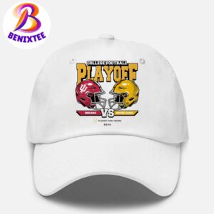 Indiana Hoosiers Vs Notre Dame Fighting-Irish Matchup Playoff First Round 2024 College Football Playoff 2025 Classic Cap Snapback Hat