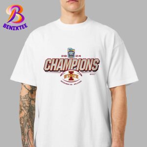 Iowa State Cyclones Football Champions 2024 Pop-Tarts Bowl NCAA College Football Unisex T-Shirt