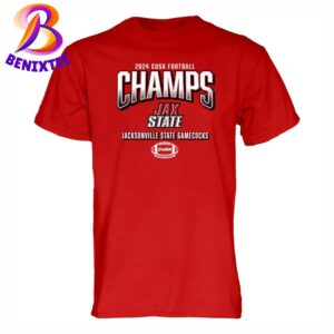 Jacksonville State Gamecocks 2024 C-USA Football Conference Champions Locker Room Unisex T-Shirt