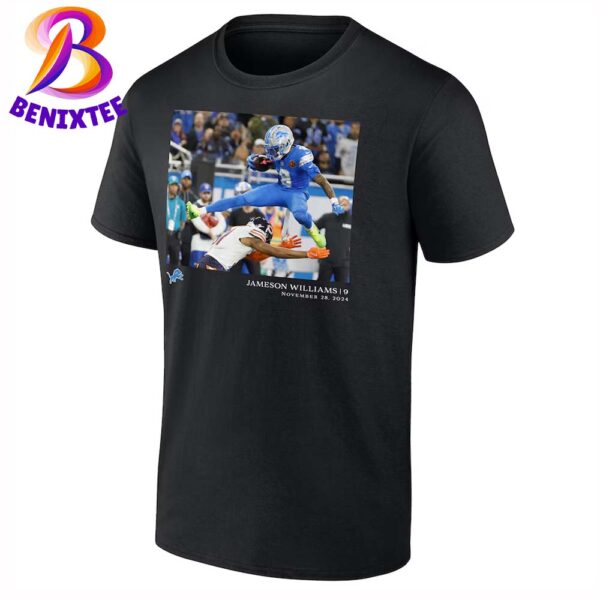 Jameson Williams Detroit Lions NFL Week 13 Flash Features Vintage T-Shirt