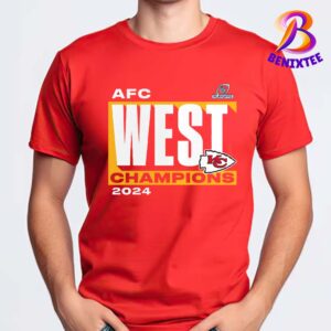 Kansas City Chiefs NFL 2024 AFC West Division Champions Conquer Classic T-Shirt