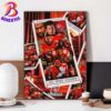 Congrats Kansas City Chiefs 9 Straight Division Titles Back-To-Back AFC West Champions 2024 Home Decor Poster Canvas