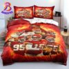 Kansas City Chiefs Red Background NFL Big Helmet Pride Bedding Set Twin