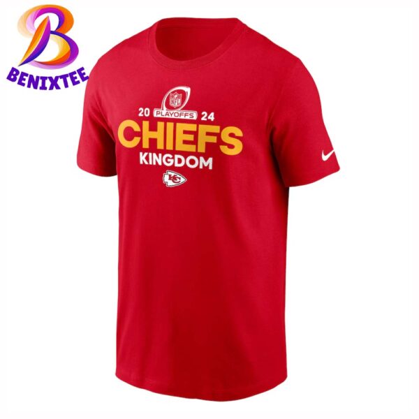 Kansas City Chiefs x Nike Chiefs Kingdom 2024 NFL Playoffs Vintage T-Shirt