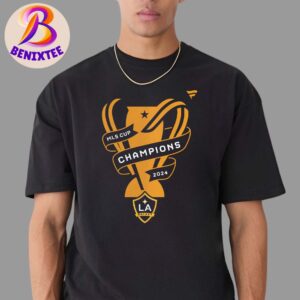 LA Galaxy Fanatics Black 2024 MLS Cup Champions Locker Room Unisex T-Shirt