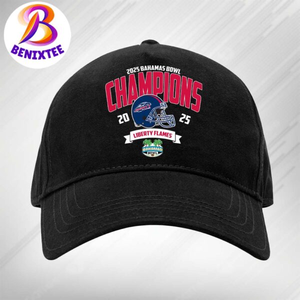 Liberty Flames Football Champions 2025 Bahamas Bowl NCAA College Football Classic Cap Snapback Hat