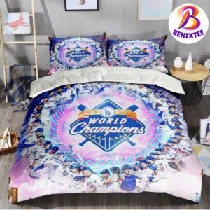 Los Angeles Dodgers Are The 2024 World Series Champions Bedding Set Queen