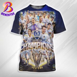 Los Angeles Galaxy Name To 2024 MLS Cup Champions With Record Sixth MLS Cup Champions All Over Print Shirt