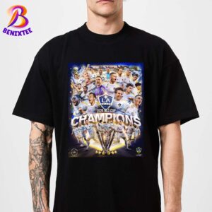 Los Angeles Galaxy Name To 2024 MLS Cup Champions With Record Sixth MLS Cup Champions Vintage T-Shirt